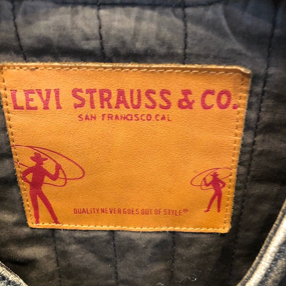 Levi's Other - Levi’s leather cafe racer large brown vintage 90’s